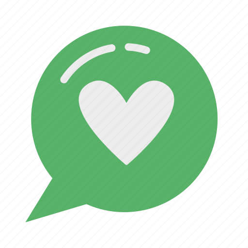 Love, circle, chatbox icon - Download on Iconfinder