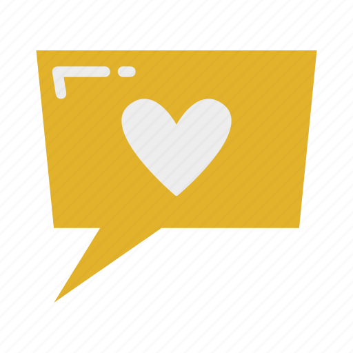 Love, trapezium, chatbox icon - Download on Iconfinder