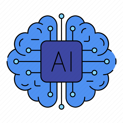 Ai, artificial, intelligence, artificial intelligence, intelligent, technology, robotic icon - Download on Iconfinder