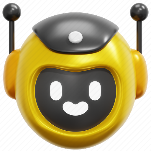 Bot, face, chatbot, chat, virtual, robot, chatting 3D illustration - Download on Iconfinder