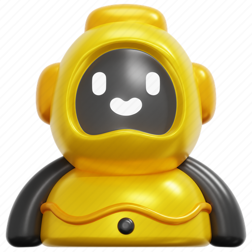 Robot, robotic, chatbot, bot, future, machine, ai 3D illustration - Download on Iconfinder