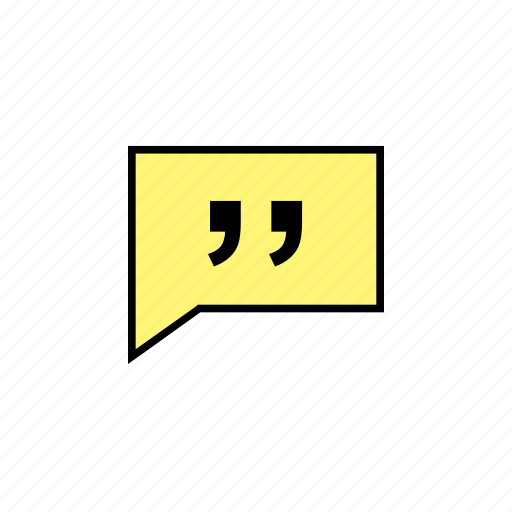 Chat, conversation, message, quote, talk icon - Download on Iconfinder
