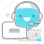 chat bot, keyboard, message, robot, support, type, virtual assistant 
