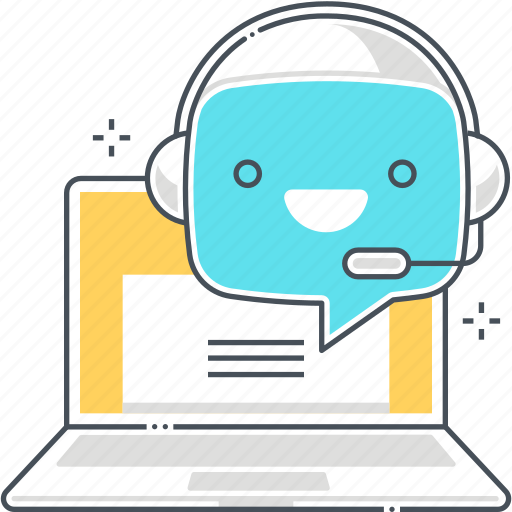 Chat bot, computer, message, robot, support, web, web site icon - Download on Iconfinder