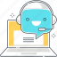 chat bot, computer, message, robot, support, web, web site 
