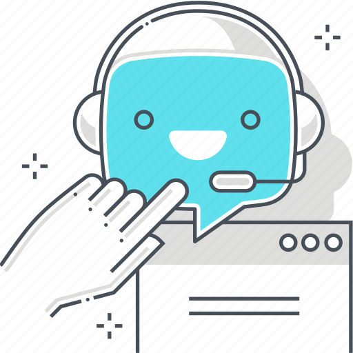 Chat bot, computer, message, robot, support, virtual assistant, web site icon - Download on Iconfinder