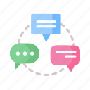 chat, conversation, messenger, speech bubbles
