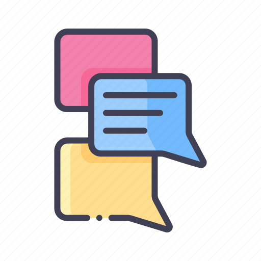 Bubbles, chatting, conversation, messenger icon - Download on Iconfinder