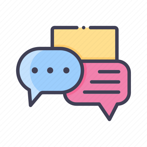 Bubbles, chat, dialogue box, messenger icon - Download on Iconfinder