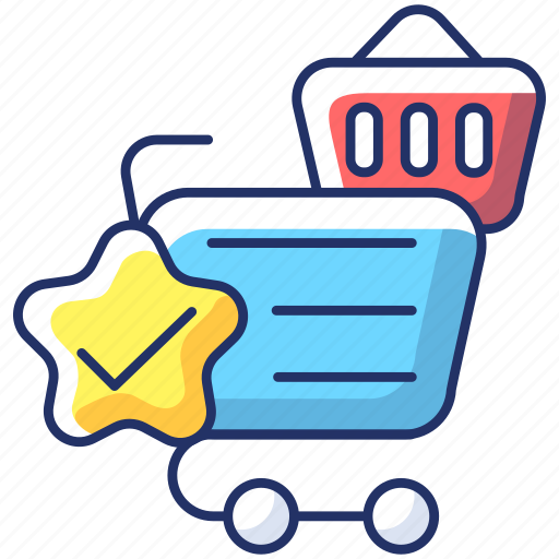 Online shopping, purchase, goods, checkmark icon - Download on Iconfinder