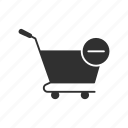 cart, online shopping, remove, remove from cart