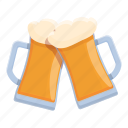 beer, cheers, glass, toast