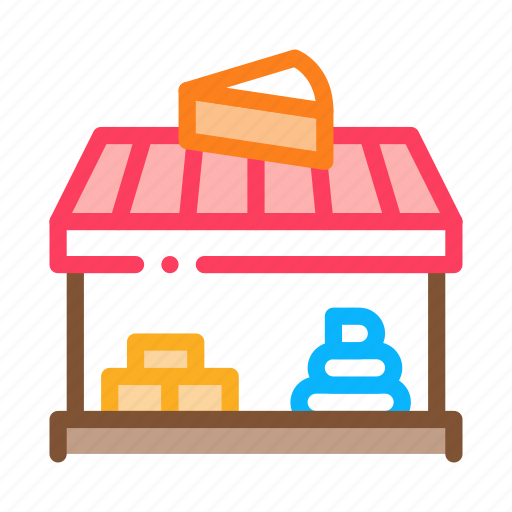 Bread, breakfast, cheese, dairy, food, shop, sliced icon - Download on Iconfinder