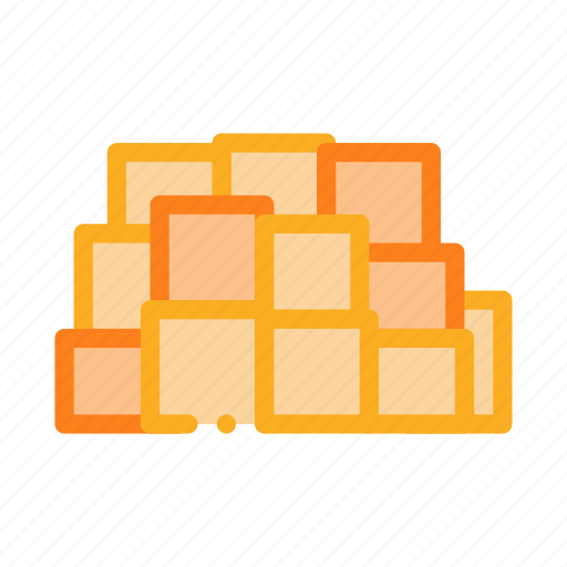 Bread, cheese, cubes, dairy, food, mountain, sliced icon - Download on Iconfinder