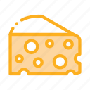 bar, cheese, coarse, dairy, food, sliced, triangular