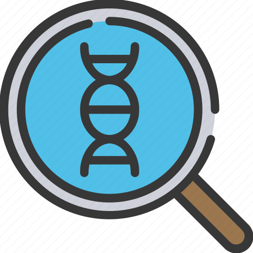 Analyse, dna, science, magnifying, glass, analysis icon - Download on Iconfinder