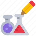 design, chemicals, science, draw, test, beakers