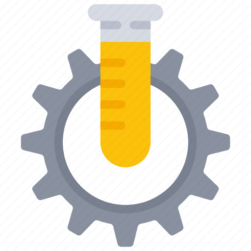 Tube, chemical, engineering, science, chemicals, test, cog icon - Download on Iconfinder