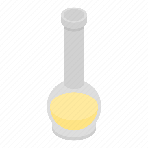 Cartoon, chemical, flask, isometric, medical, school, technology icon - Download on Iconfinder