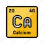 calcium, chemical, element, science, chemistry, scientific 