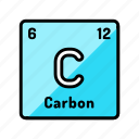 carbon, chemical, element, science, chemistry, scientific