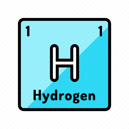 Hydrogen, chemical, element, science, chemistry, scientific icon - Download on Iconfinder