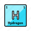 hydrogen, chemical, element, science, chemistry, scientific 