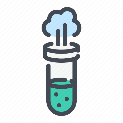 Acid, chemistry, experiment, explosion, flask, laboratory, test icon - Download on Iconfinder
