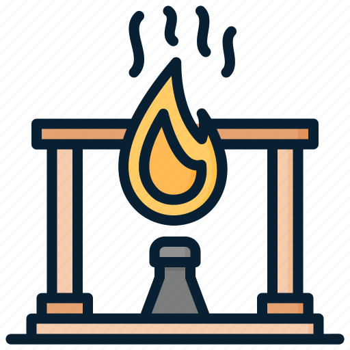 Chemistry, experiment, flame, lab, bunsen, burner, fire icon - Download on Iconfinder