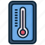 medical, temperature, fever, forecast, thermometer, healthcare 