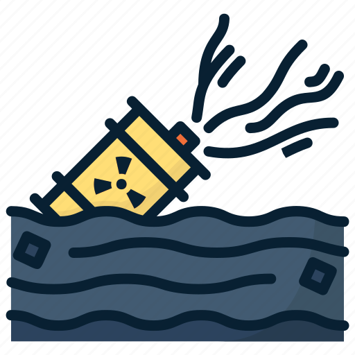 Waste, ocean, chemical, barrels, drums, aquatic, pollution icon - Download on Iconfinder