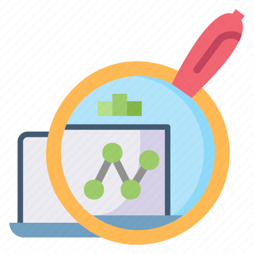 Analytics, data, chart, report, analysis, laptop, statistics icon - Download on Iconfinder