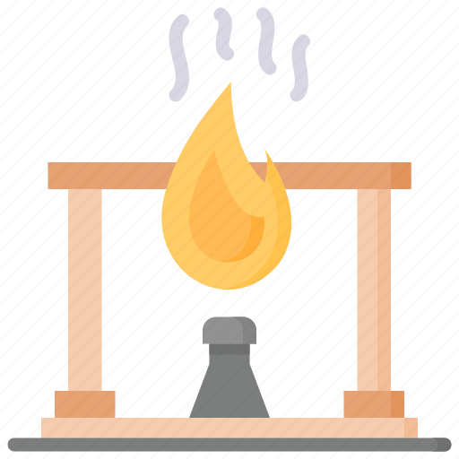 Chemistry, experiment, flame, lab, bunsen, burner, fire icon - Download on Iconfinder