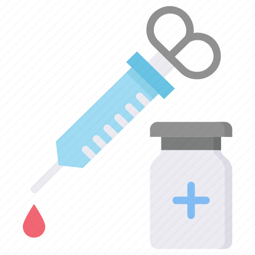 Syringe, vaccine, medicine, bottle, injection, healthcare icon - Download on Iconfinder