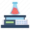 weight, flask, digital, equipment, scale, measurement, laboratory, science, chemistry