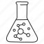 molecule, beaker, test, mixer, flask, research 