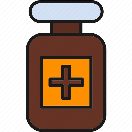 Medicine, medical, botal, pharmacy, pills, vitamins, chemistry icon - Download on Iconfinder