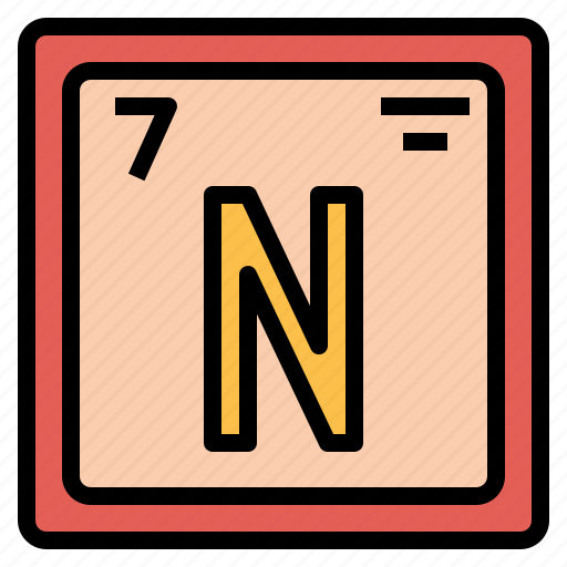 Nitrogen, chemistry, structure, molecules, science, research, education icon - Download on Iconfinder