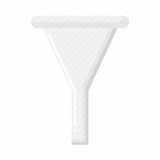 Funnel, filter, laboratory, tool icon - Download on Iconfinder