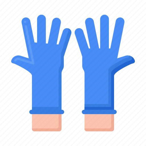 Gloves, protective, equipment, laboratory, protection, safety icon - Download on Iconfinder