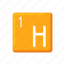 hydrogen, h, periodic, table, chemistry