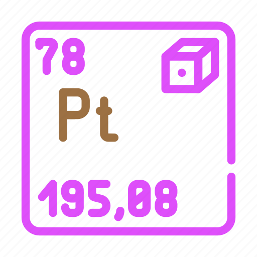 Platinum, chemical, element, chemistry, science, laboratory icon - Download on Iconfinder