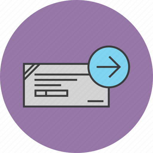 Banking, cheque, financial, forward, instrument, proceed, process icon - Download on Iconfinder