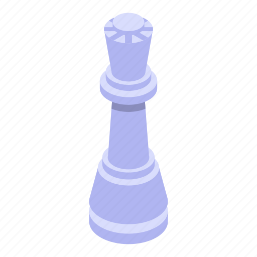 Bishop, business, cartoon, chess, isometric, silhouette, white icon - Download on Iconfinder