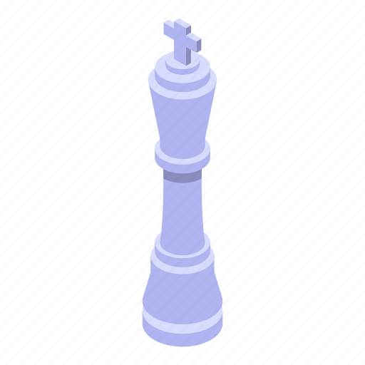 Business, cartoon, chess, fashion, isometric, king, white icon - Download on Iconfinder