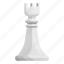 business, chess, piece, rook, sport, white 