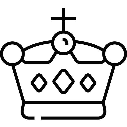 Crown, king, queen, game, royal crown icon - Free download