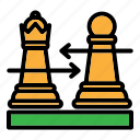 blockade, chess game, chess, piece, game, strategy, sport, sports, play