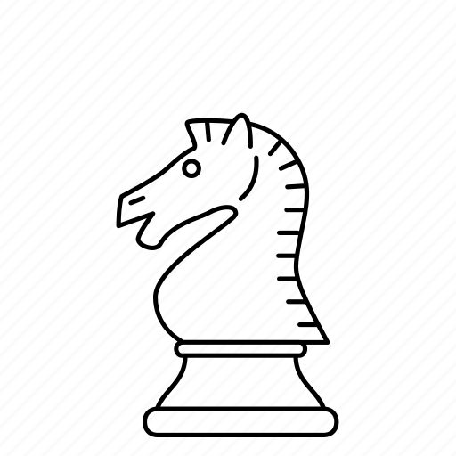 Chess, horse, knight, piece, strategy icon - Download on Iconfinder