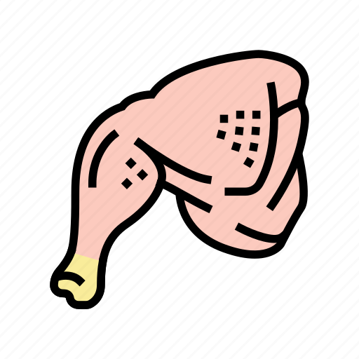 Whole, leg, chicken, animal, farm, meat icon - Download on Iconfinder